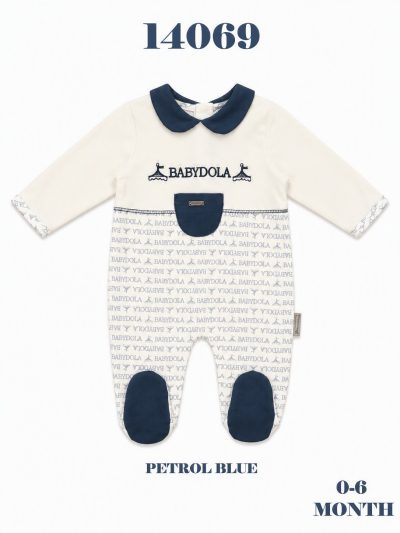BABYDOLA-14069 TULUM PETROL BLUE 3'LÜ 0-6 AY*KAMPANYALI*