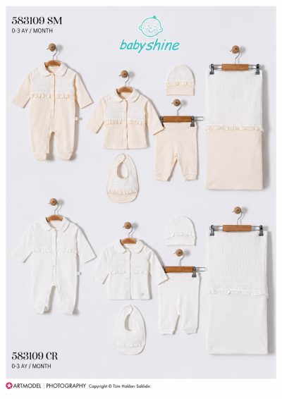 GENTLE-583109 SET 5Lİ  ZIBIN CREAM