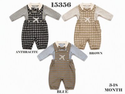BABYDOLA-15356 TAKIM SALOPETLİ ANTHRACITE 5'Lİ ***KAMPANYA***