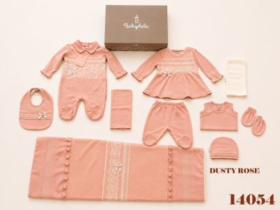 BABYDOLA-14054 SET 10'LU DUSTY ROSE ***KAMPANYA***