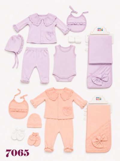 BABYHOLA-7065 KIZ DANTELLİ  8 Lİ SET ***KAMPANYA***