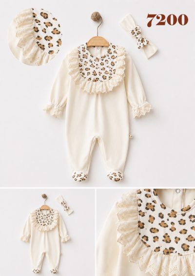 OBABY-7200 FİSTOLU LEOPARLI TULUM