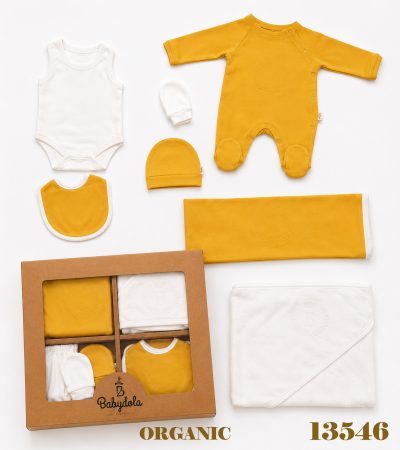 BABYDOLA-13546 7 Lİ ORGANİC SET YELLOW *KAMPANYALI*