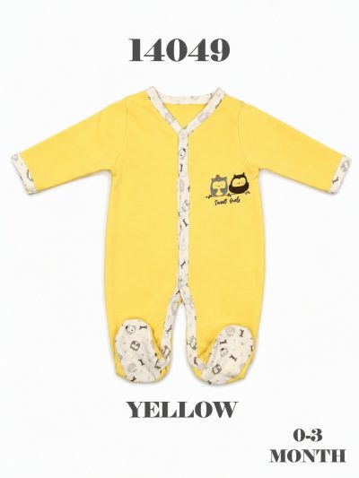 BABYDOLA-14049 PREMATURE TULUM YELLOW 4'LÜ ***KAMPANYA***