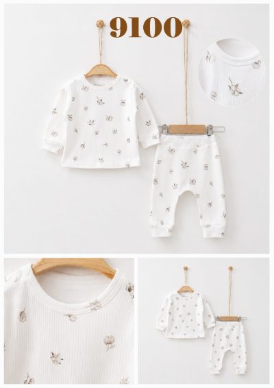 OBABY-9100 RAPORLU PAMUK 2'Lİ TAKIM 3/18 4'LÜ