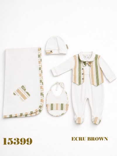 BABYDOLA-15399 ZIBIN SET 4 LÜ BROWN