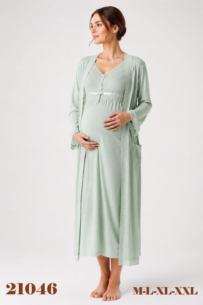 BABYDOLA-21046 MAMY 2 Lİ SET 2XL MİNT