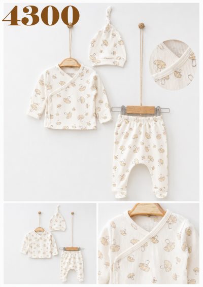 OBABY-4300 RAPORLU MANTAR 3'LÜ ZIBIN SET 0/3 3'LÜ