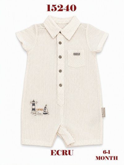 BABYDOLA-15240 *30 TULUM KISA DOKUMA ECRU 5'Lİ
