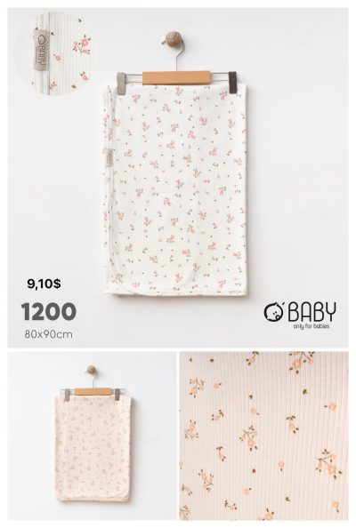 OBABY-1200 ÇİÇEK DESENLİ BATTANİYE